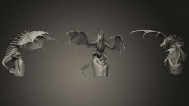 3D model Skyrim Frost Dragon (STL)